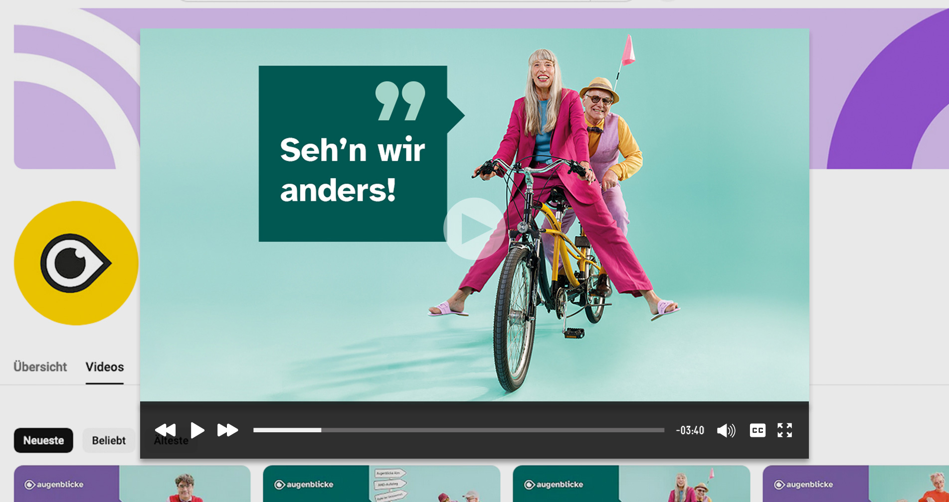 Roche Augenblicke-Kampagne